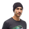 Bandana Lightweight Merino Wool Solid Black
