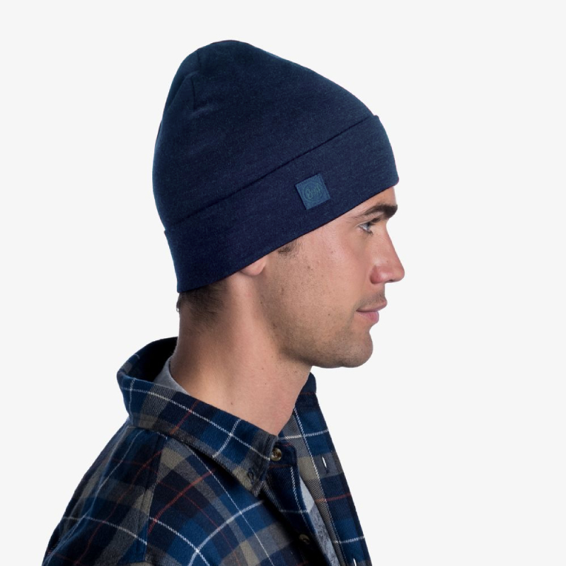 Gorro Buff Merino Heavyweight Solid Denim